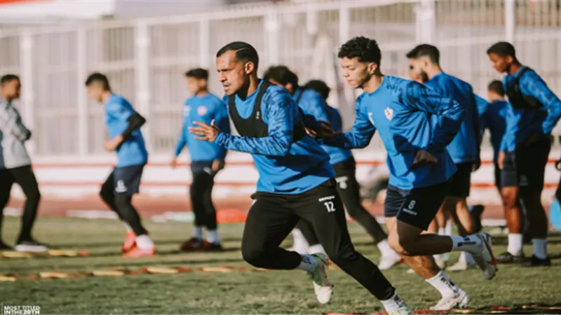 مران الزمالك: تدريبات تأهيلية وإطالات للاعبين بمجمع الصالات