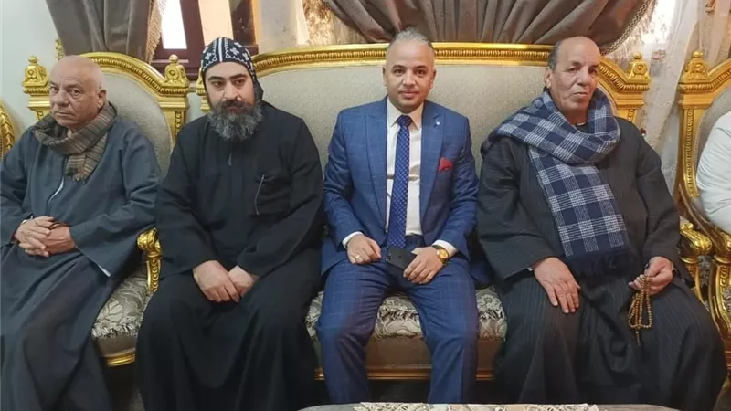 أمين مستقبل وطن أسيوط ونواب الشيوخ يهنئون الأنبا لوكاس بعيد الميلاد..صور