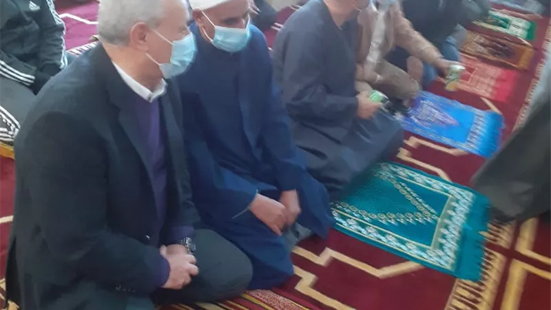محافظ الاقصر يفتتح مسجد الراضى بالكرنك