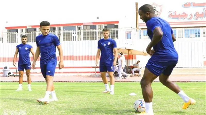 تألق سيسيه ومصطفى فتحى فى مران الزمالك