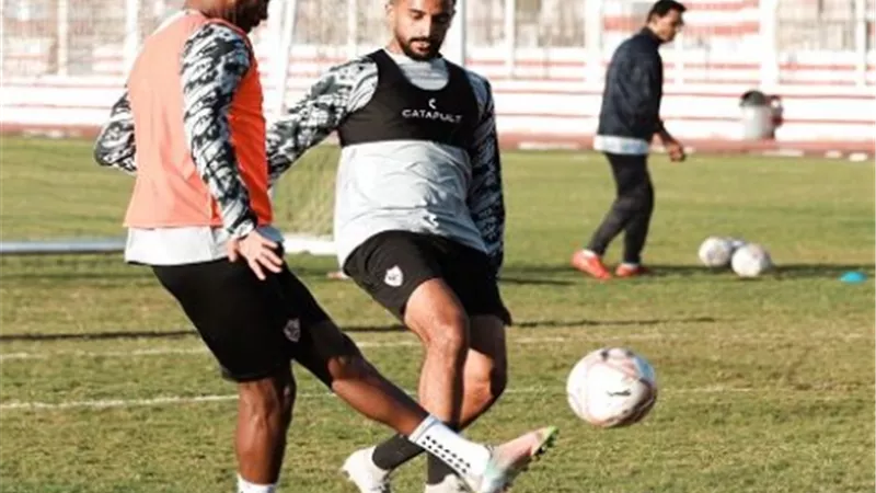 غياب يكابالا وجابرعن مران الزمالك