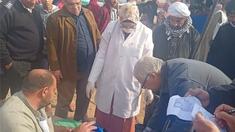 ضبط ٥٠٠ كيلوا لحوم واسماك وخضر فاسدة بسوق الجمعة فى العاشر من رمضان