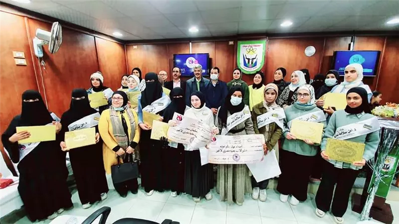 جائزة الدكتوره امل نصر الله للفتاه الاكثر تميزا بالشيخ زويد ورفح