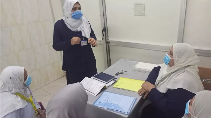 استمرار أعمال التدريب المكثف للفرق الطبية داخل مستشفيات الصحة بالشرقية