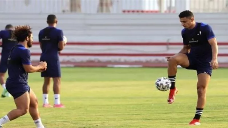 تدريبات تأهيلية للسعيد وراحة شيكابالا وجابر من مران الزمالك
