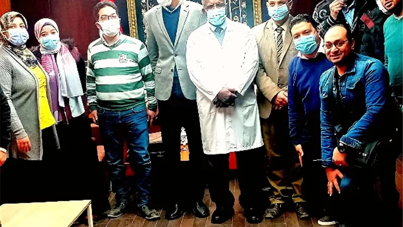 1050حالة مرضية بشائر أول أعمال القوافل الطبية بجامعة الوادى الجديد