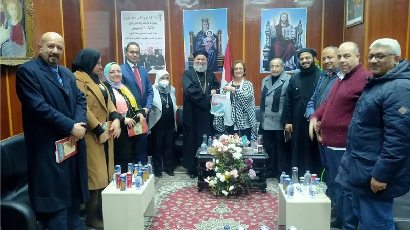 روتاري مرسى مطروح يزور كنيسة العذراء مريم للتهنئة بعيد الميلاد..صور