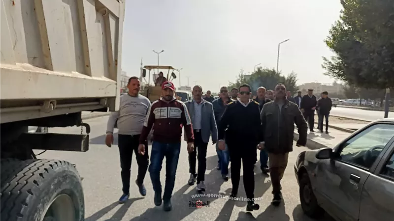 حملات مستمرة بجهاز العاشر من رمضان للقضاء على الباعة الجائلين والعشوائية
