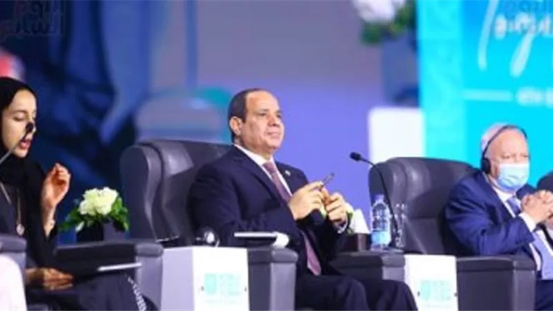 وسائل الإعلام العالمية تبرز الدعوات والرئاسئل التي اطلقها الرئيس خلال منتدى شباب العالم 2022