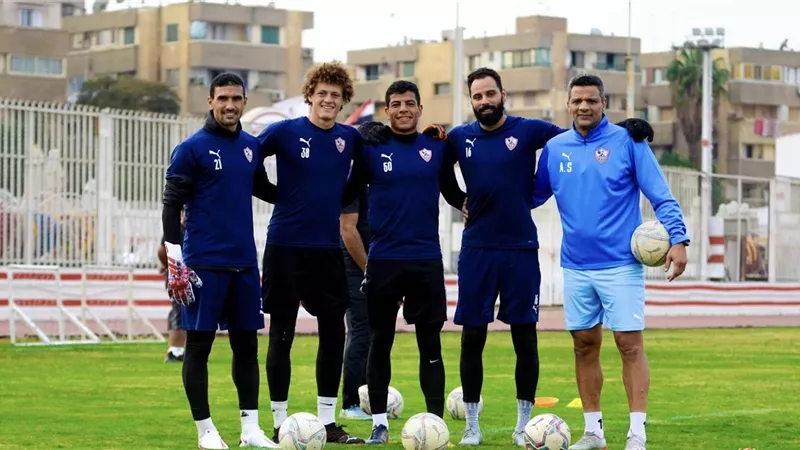 مران الزمالك.. ثلاثي حراسة المرمى يخوضون تدريبات قوية