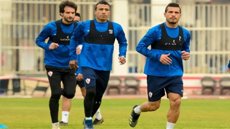 ممر شرفي لـ عبد الشافي وجمعة فى مران الزمالك
