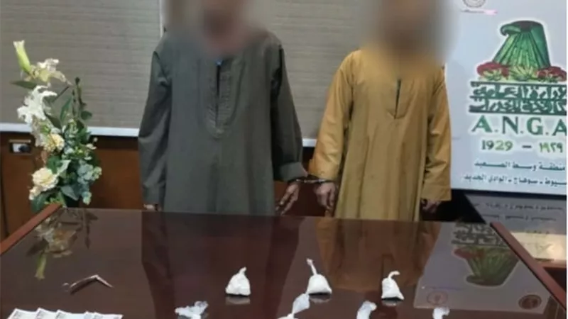 ضبط ثلاثة عناصر اجرامية بمخدرات تقدر ب ٥٠٠ ألف جنيه بسوهاج