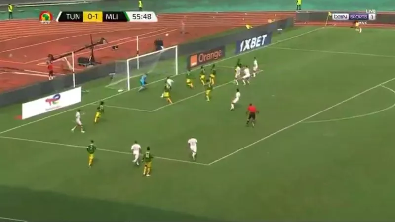 الهدف الأول لمنتخب مالى فى مرمى تونس