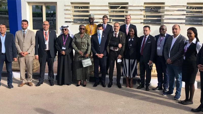 صبحي يصطحب وزراء الرياضة العرب والأفارقة في جولة بالمدينة الشبابية بشرم الشيخ
