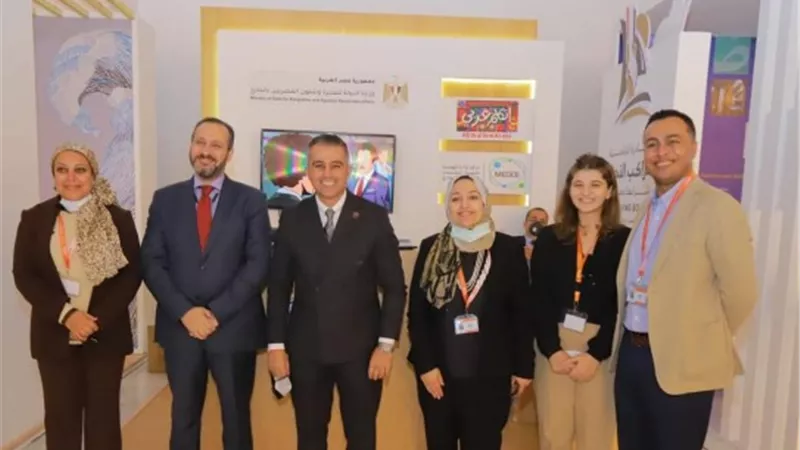 وكيل تضامن النواب يزور جناح وزارة الهجرة بمنتدى الشباب