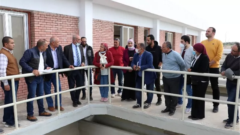 قيادات الإسكان يتفقدون مشروعات تطوير الصرف فى مدينة السادات.. بالصور والأرقام