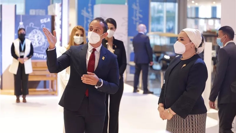 قرينة الرئيس السيسي تفتتح متحف 
