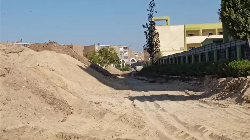 محور مرورى جديد للحد من الزحام في شوارع الإسماعيلية..صور