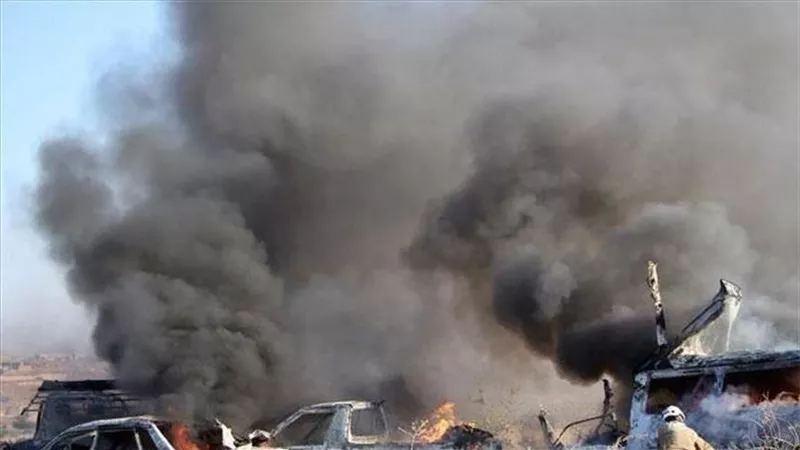 مصرع طفل وإصابة اثنين جراء انفجار لغم أرضي من مخلفات داعش فى سوريا