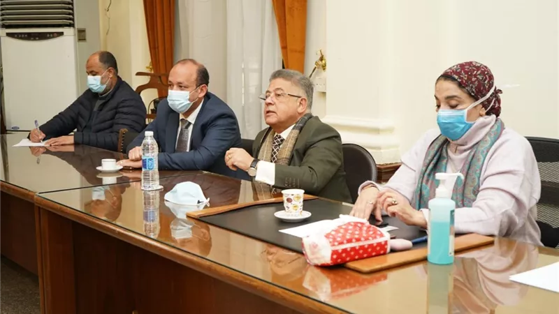 الرقابة الصحية تشارك فى اجتماع لمناقشة مشروع تطوير مستشفيات قصر العيني