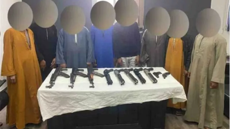 حملة أمنية .. ضبط 8 من مُتجرى وحائزي الأسلحة النارية بأسيوط