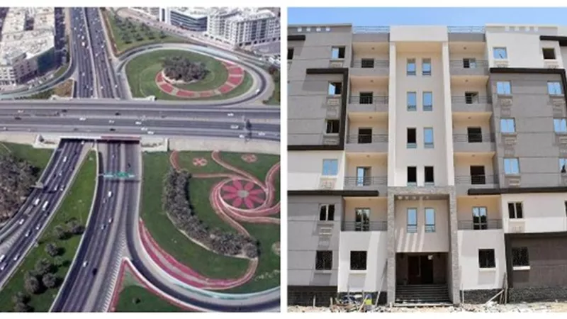 شبكة طرق عالمية.. جيل جديد من المساكن .. حق المواطن في جودة المعيشة.. أولويات