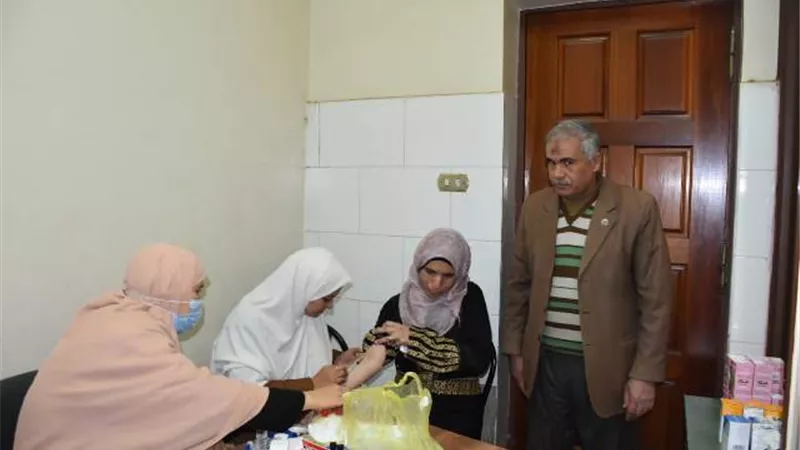 جامعة السادات تنظم قافلة طبية بأشمون فى المنوفية.. بالصور