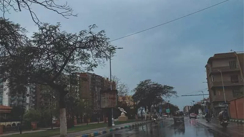أمطار وبرودة شديدة في الإسماعيلية ..صور