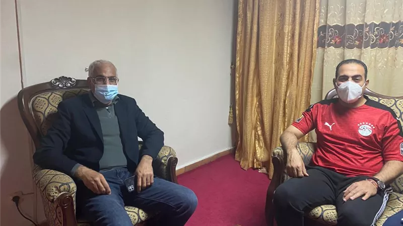 جمال علام يستفبل رئيس رياضة النواب فى الكاميرون