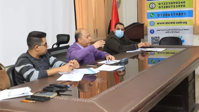 مياه أسيوط: مد وتدعيم الشبكات بالمبادرة الرئاسية لتحقيق الحلم الريفي