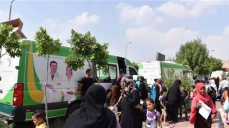 الصحة تطلق 5 قوافل طبية للمحافظات ضمن مبادرة حياة كريمة