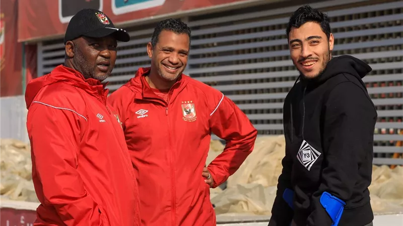 مران الاهلى: أكرم توفيق يظهر في التتش
