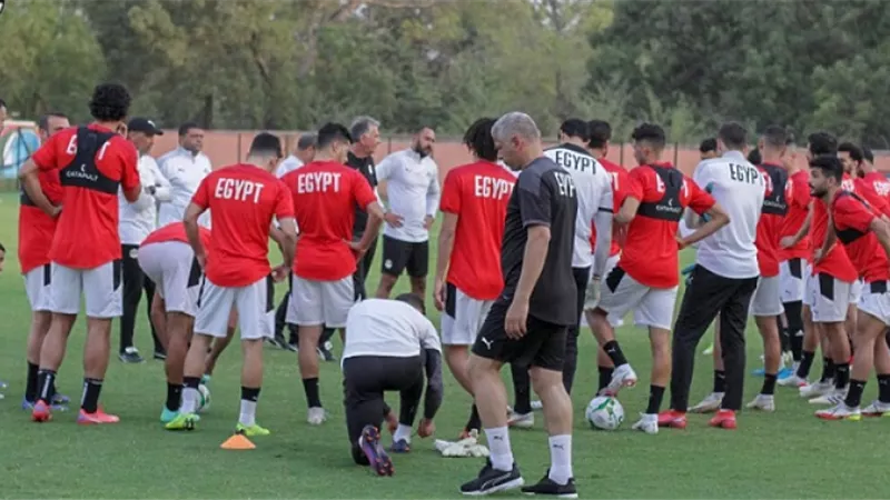 المنتخب يختتم تدريباته استعدادا لمواجهة السودان بأمم أفريقيا غداً