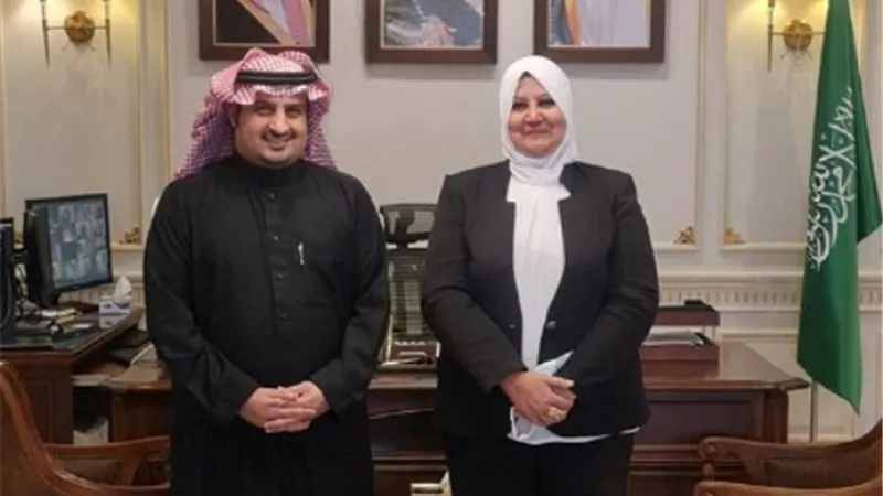 قنصل المملكة العربية السعودية يستقبل وكيل وزارة الشئون الإجتماعية بالإسكندرية