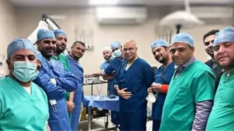 نجاح اول علاج بالتردد الحراري للعصب الخامس لمريضة بمستشفيات جامعه بني سويف.