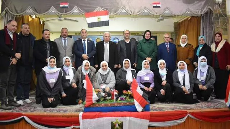 مدرسة مصر الحريه ببرج العرب تفوز بالمركز الاول فى مسابقة اوائل الطلبه بالاسكندريه