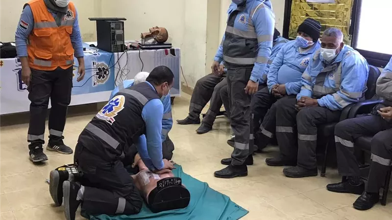 دورة تنشيطية لمسعفى شمال الصعيد في بني سويف ..صور