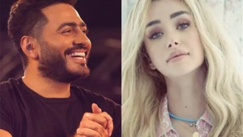 سر جلسات تامر حسنى وسارة وفيق بالشيخ زايد