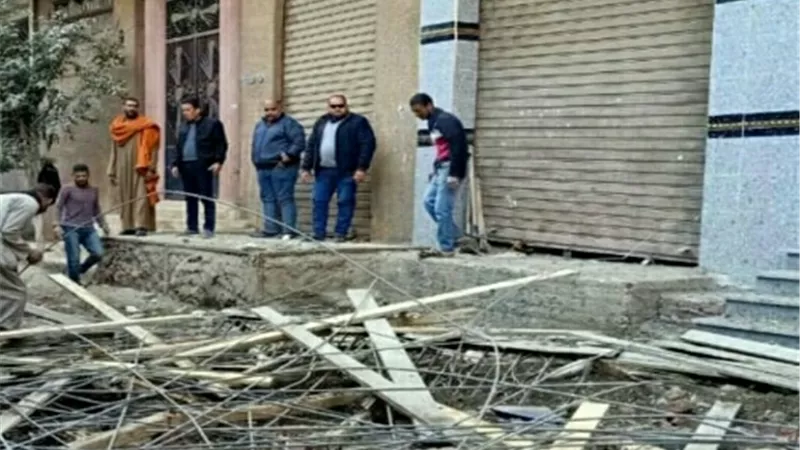 حملة لازالة البناء المخالف بحى غرب شبرا الخيمة