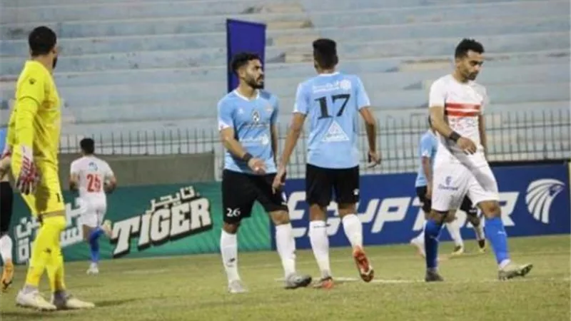 المحلة يتلاعب بالزمالك في الشوط الاول ويتقدم بهدفين مع الرأفة فى كأس الرابطة