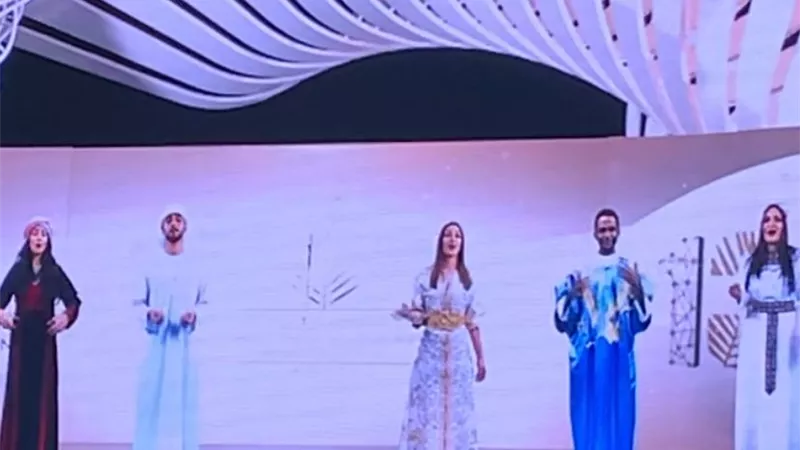 نجوم العرب يتألقون فى اوبريت 