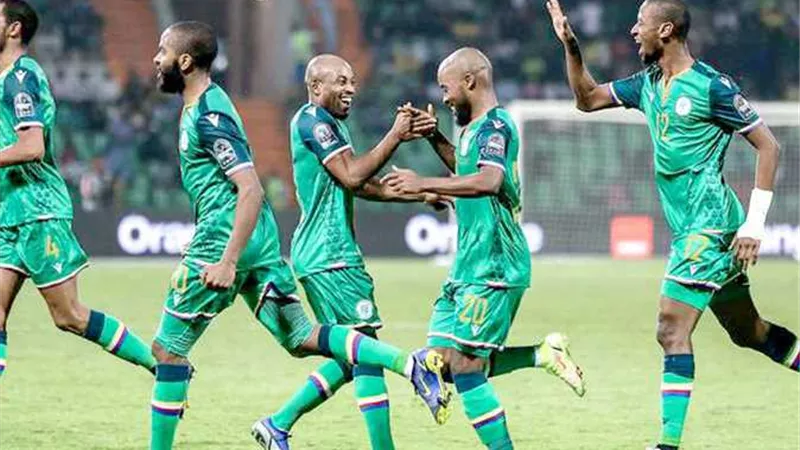 اصابة 12 لاعبا من منتخب جزر القمر بكورونا قبل مواجهة الكاميرون بامم افريقيا