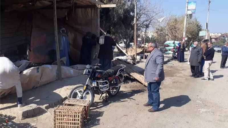 رئيس مركز المنيا يقود حملة لإزالة التعديات على املاك الدولة
