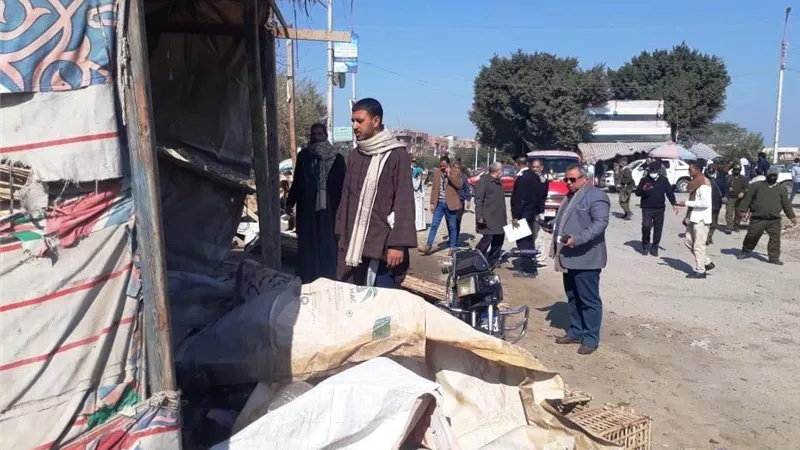 محافظ المنيا : ازالة 31 حالة تعدى على املاك الدولة