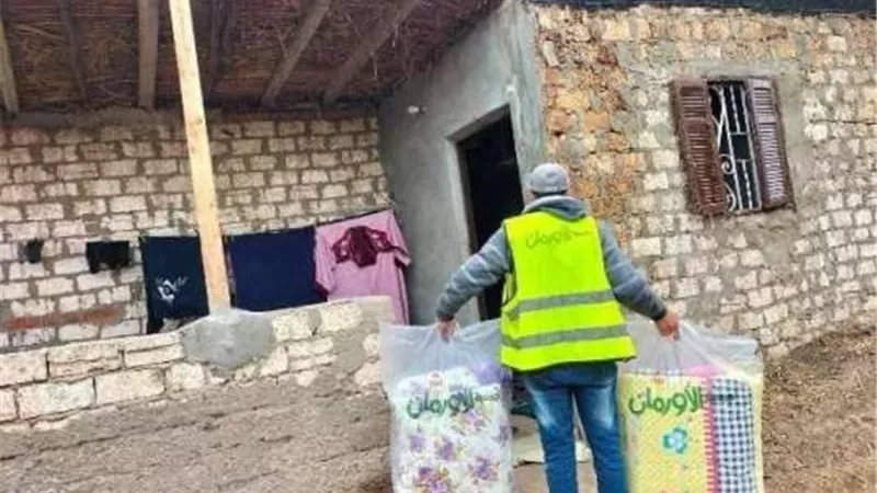 الأورمان والتضامن يوزعان 1025 لحاف وبطانية على المستحقين بقرى ومدن الشرقية