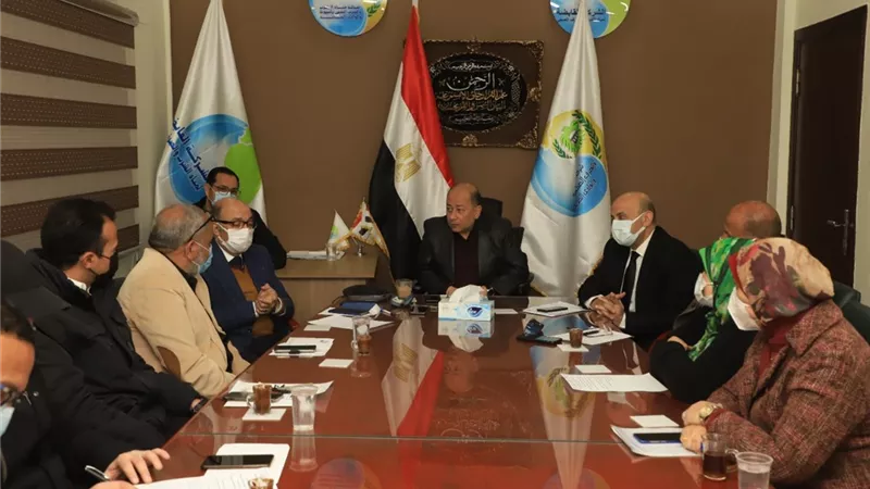الجلسة الثانية لإجتماع اللجنة التنسيقية لرفع جودة مرفقي المياه والصرف الصحي بأسيوط
