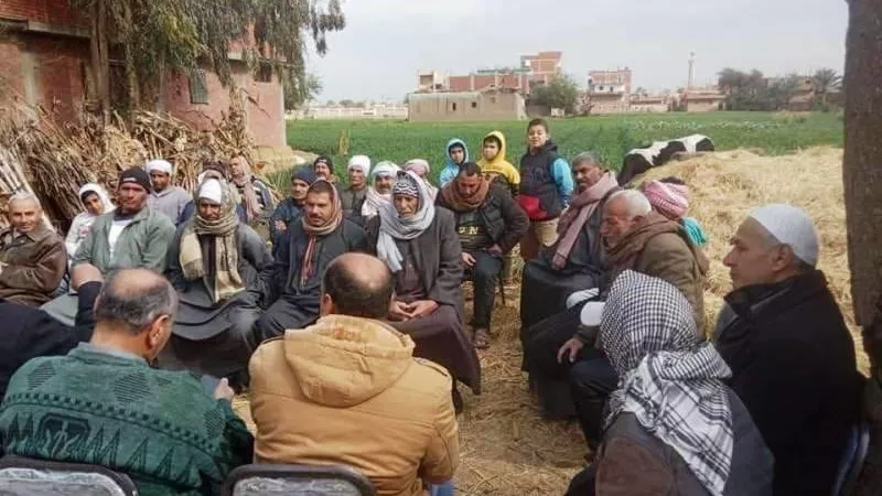 ندوة إرشادية لمزارعي قرية الفواقسة بههيا لزيادة إنتاجية محصول القمح