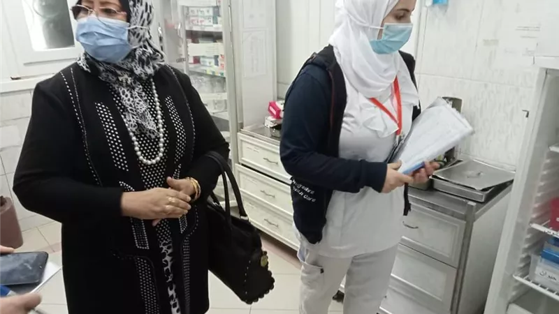 رقابة مكثفة علي مستشفيات دمياط .. صور