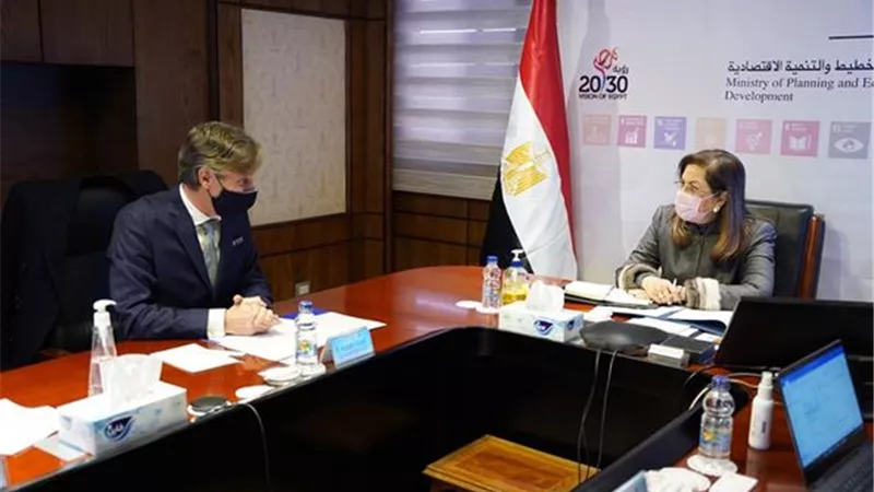 وزيرة التخطيط تبحث التعاون مع الممثل المقيم لبرنامج الأمم المتحدة الإنمائي