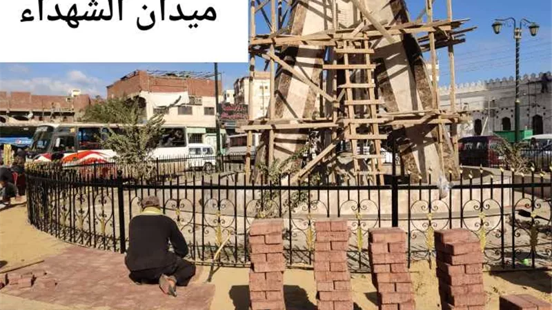 متابعات دورية لأعمال الرصف والتطوير بالمنوفية